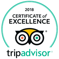 Tripadvisor Certificate of Excellence 2018