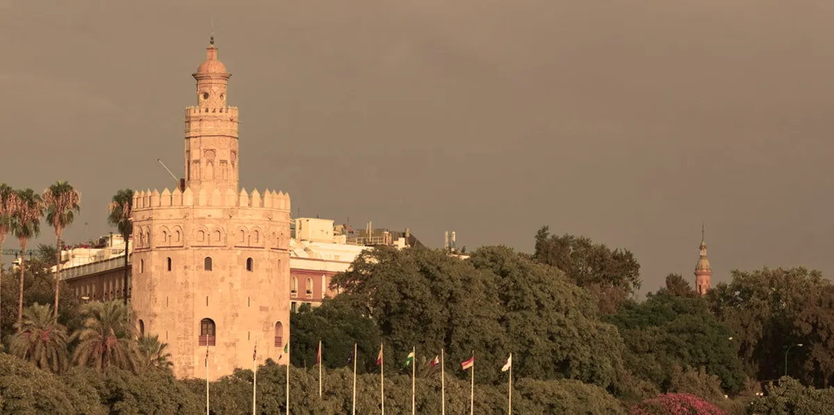 Torre del Oro beside the Guadalquivir in Seville